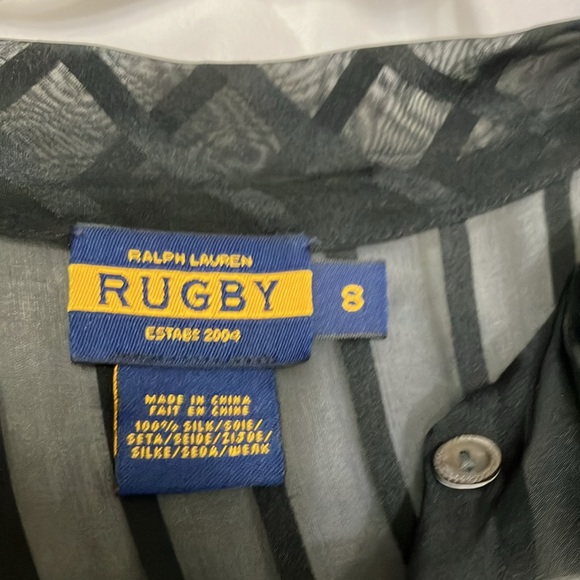 Ralph Lauren rugby silk top - Picture 7 of 7